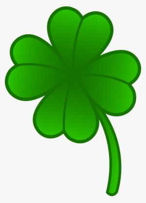 Unparalleled Four Leaf Clover Pic Green Free Clip Art - Clover Transparent Background