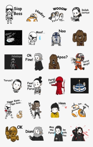 The Last Jedi™ - Star Wars Line Stickers