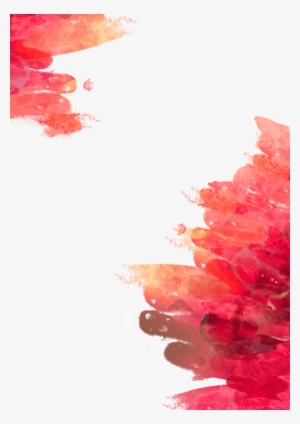Watercolor Splash Png Clipart - Red Watercolor Background Png