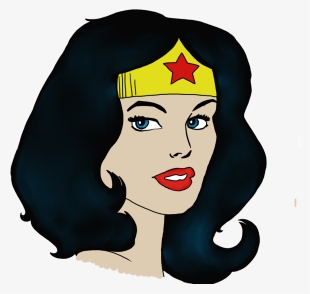 28 Collection Of Wonder Woman Clipart Images - Wonder Women Cartoon Face