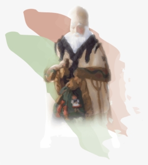 Like Santa, Dedt Moroz Brings Presents To Children - Figurine