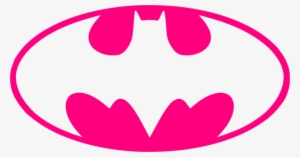 Pink Batman Logo Png