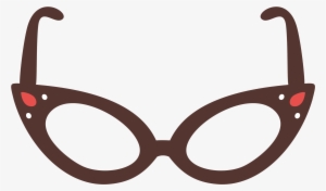 Cat Eye Glasses Clip Free - Cat Glasses Clipart