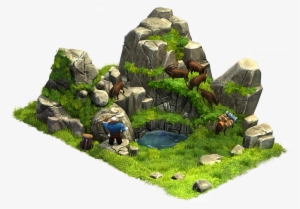 Goat Rocks A - Grass And Rocks Png Transparent