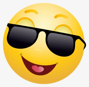 Smiling Emoticon With Sunglasses Png Clip Art