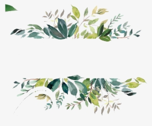 Free Watercolor Leaves Banner - Foliage Watercolour Png