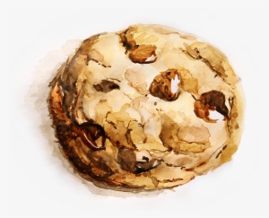 Watercolor Series On Behance Picture Free Download - Watercolor Chocolate Chip Cookie