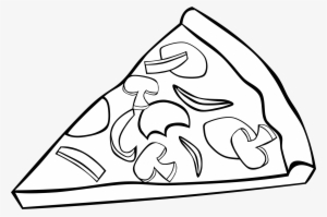 Jpg Freeuse Library Collection Of Pizza High Quality - Pizza Slice Clip Art Black And White