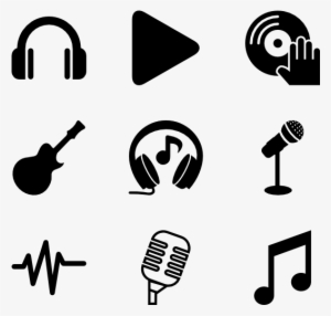 Music And Sound - Music Notes Icon Png