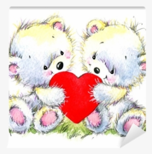 Cute Teddy Bear - Valentine's Day