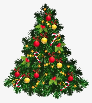 Transparent Christmas Tree With Ornaments Png Picture - Christmas Tree Png