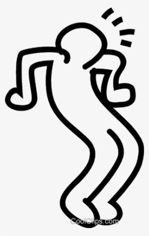 Dancing Stick Figure Royalty Free Vector Clip Art Illustration ...