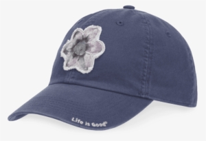 Watercolor Flower Tattered Chill Cap - Hat