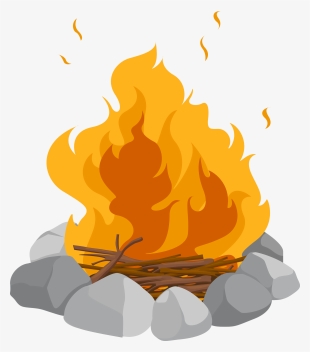 Bonfire Svg Transparent Download Watercolor Huge - Camp Fire Png