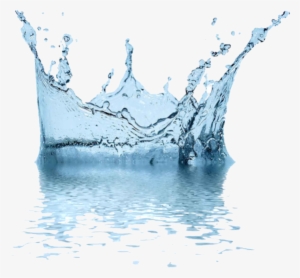 Transparent Vector Water Splash And Wave On Light Background, - Water Drops Png Hd