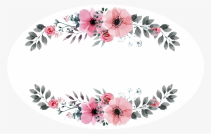 Visit - Topo De Bolo Floral Png