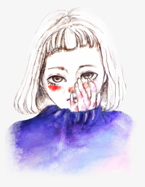 Watercolor Girl - Sketch