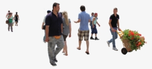 Group People Walking Png - Group Of People Walking Png