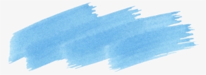 Watercolor Transparent Vol - Blue Paint Stroke Png