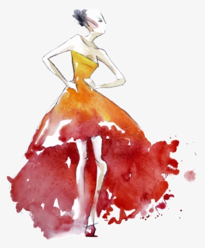 Fashion Design Illustration Painted - Fashion Design Institute Brochure