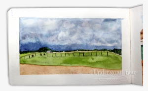 I Lightly Sketch With A Water Soluble Pencil Before - Painting