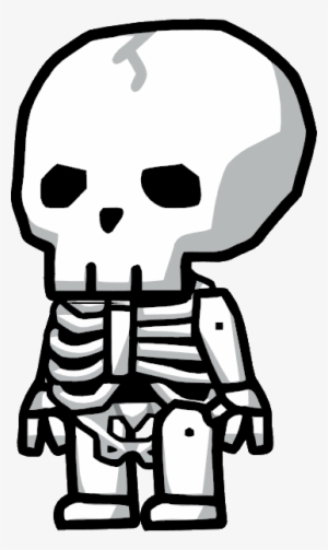 Image Living Scribblenauts Wiki - Cartoon Skeleton Png