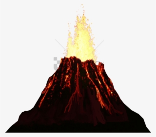 Volcano Erupting - Volcano Transparent Background