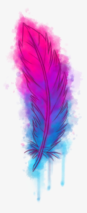 Watercolour Png Transparent - Png Transparent Feather Png