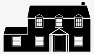 Png House Black And White Transparent House Black And - House Clipart Black