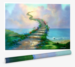 Stairway To Heaven Poster By Jim Warren - Stairway To Heaven