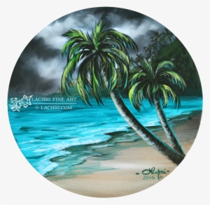 Palm Trees Lachri - Lachri Acrylic Beach