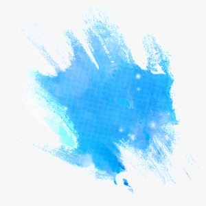 This Graphics Is Creative Blue Watercolor Transparent - Tinta Azul Png
