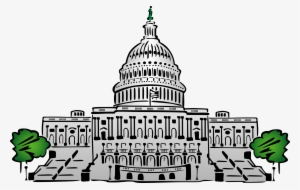Governments White House - Us Capitol Clipart