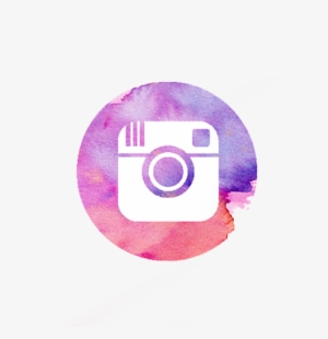 Purple Watercolor Instagram Icon