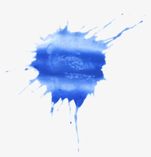 Blue Watercolor Splatter - Splatter Watercolor