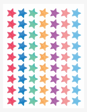 Watercolor Stars Mini Stickers Alternate Image A - Motif