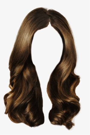 Free Brown Hair Wig Transparent