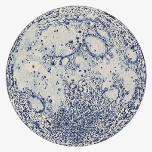 Aesthetic, Moon, And Overlay Image - Vintage Moon Print