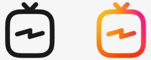 Igtv Glyph Icon - Instagram Tv Icon