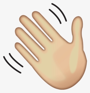 Download Ai File - Waving Hand Emoji Png