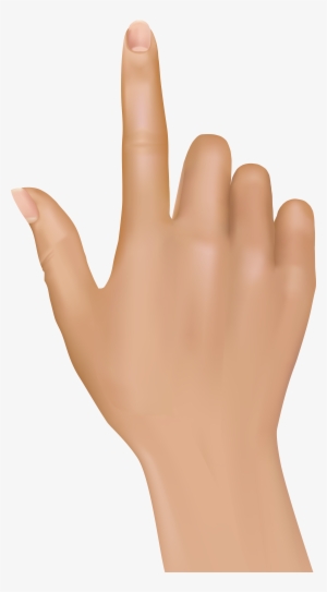 Tuching Finger Hand Png Clip Art - Hand Png