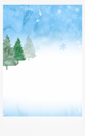 Christmas/winter Watercolor Landscape Graphics - Watercolor Painting