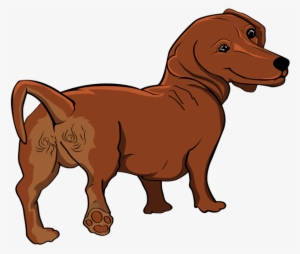 Brown Lovely Watercolor Puppy Material Design, Puppy, - Watercolor Painting