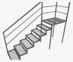 Metal Stairs 3d Model