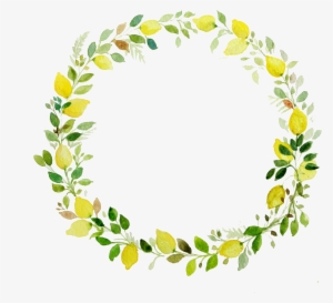 Watercolor Laurel Png - Flower Wreath Transparent Background