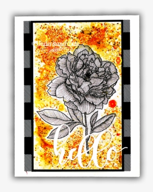 Peony Spray Stamp & Die Bundle - Zinnia