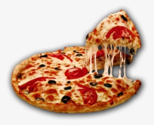 Cheese Pizza Png Clip Black And White Download - Pizza Png