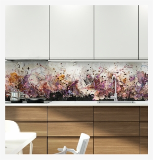 Purple Rain Glass Backsplash - Glass