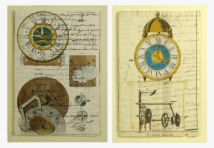 Two 19th Century Manuscripts Hand Decorated With Later - Watercolor Painting