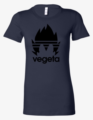 Super Saiyan Vegeta Adidas Symbol Woman Short Sleeve - Adidas Saiyan Dragon Ball Z